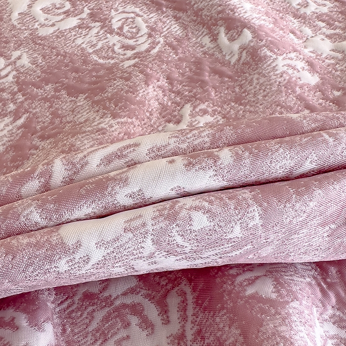 91家纺网 家纺一手货源 找家纺 冬然家纺 2025新款冰豆豆席子凉席床裙款 梦幻玫瑰-粉