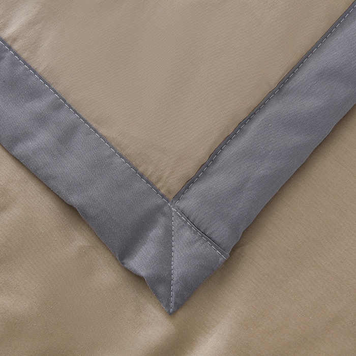 91家纺网 家纺一手货源 找家纺 被多多 2025新款全棉纯棉羽丝棉夏被夏凉被空调被 咖色