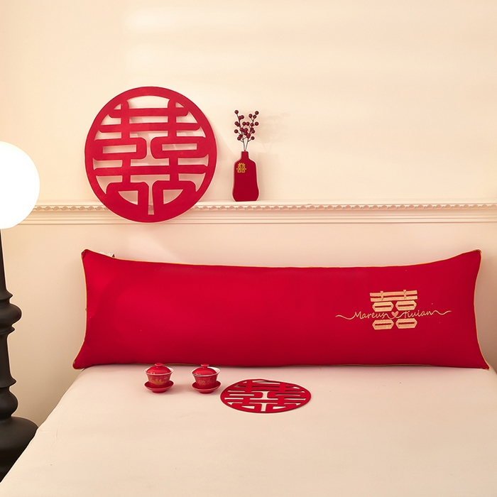 三盛源 2025新款舒适亲肤长枕头枕芯 48*150cm长枕芯比翼双飞/只