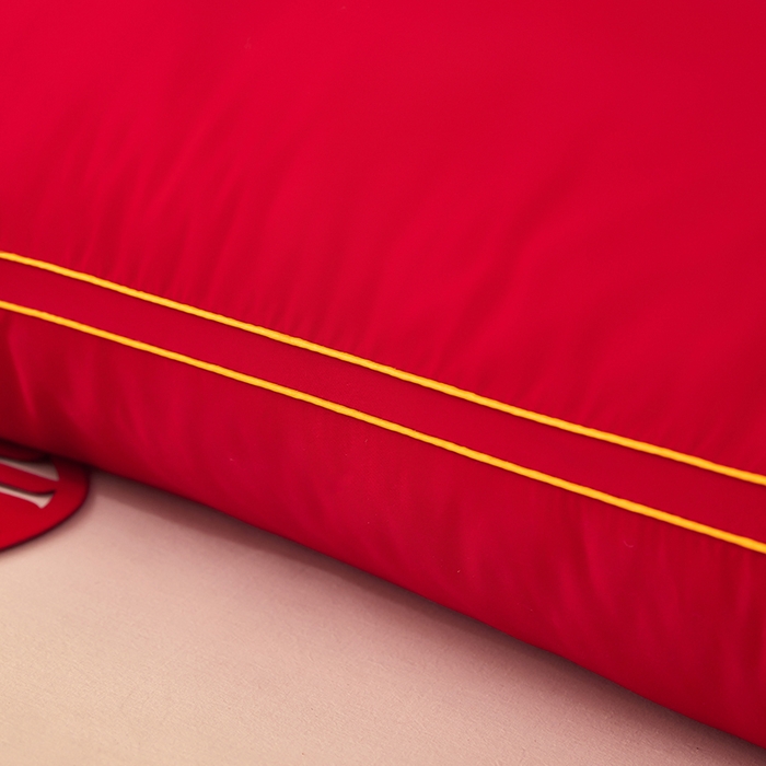 91家纺网 家纺一手货源 找家纺 三盛源 2025新款舒适亲肤长枕头枕芯 48*150cm长枕芯花样三喜/只