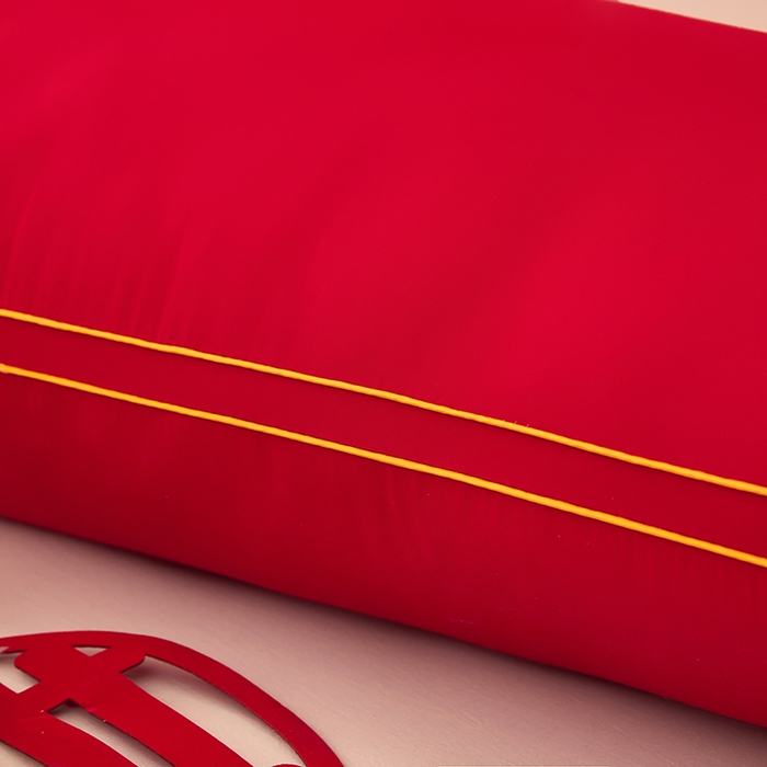 91家纺网 家纺一手货源 找家纺 三盛源 2025新款舒适亲肤长枕头枕芯 48*150cm长枕芯喜结良缘/只