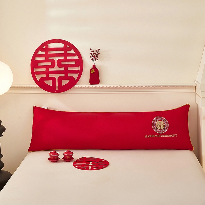 三盛源 2025新款舒适亲肤长枕头枕芯 48*180cm长枕芯云彩美满/只