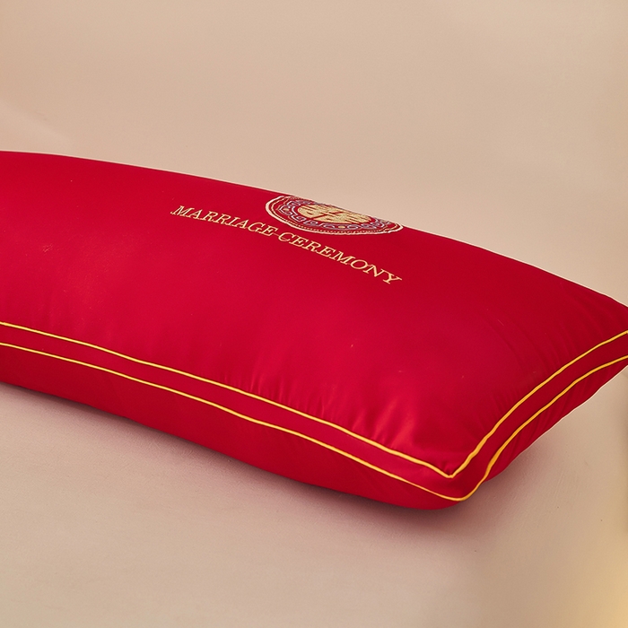 91家纺网 家纺一手货源 找家纺 三盛源 2025新款舒适亲肤长枕头枕芯 48*180cm长枕芯云彩美满/只