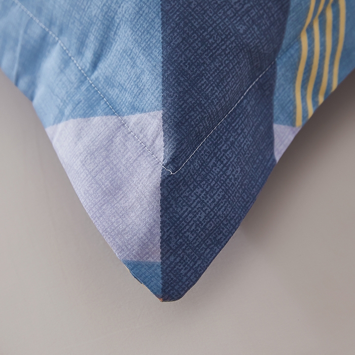 91家纺网 家纺一手货源 找家纺 三盛源 2025新款双人枕套1.21.5一体加长夫妻情侣1.8拆洗枕头套长款枕芯套 几何空间