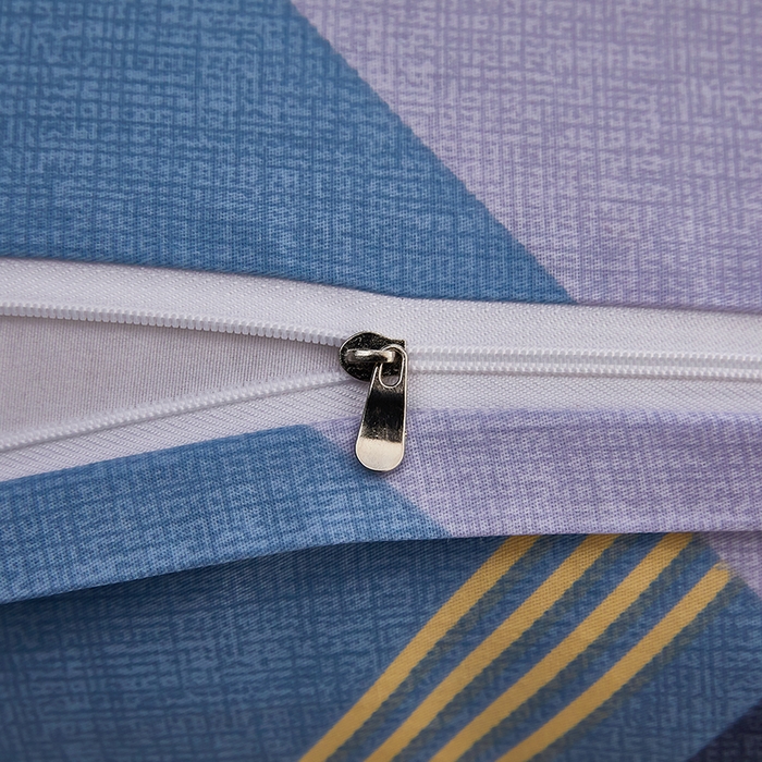 91家纺网 家纺一手货源 找家纺 三盛源 2025新款双人枕套1.21.5一体加长夫妻情侣1.8拆洗枕头套长款枕芯套 几何空间