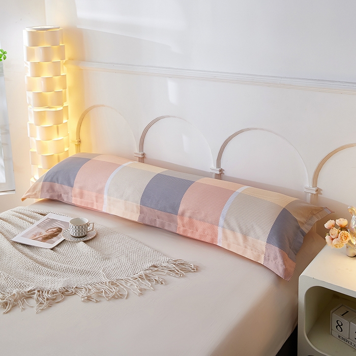 91家纺网 家纺一手货源 找家纺 三盛源 2025新款双人枕套1.21.5一体加长夫妻情侣1.8拆洗枕头套长款枕芯套 幻影都市