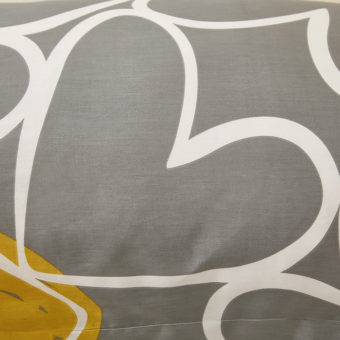 91家纺网 家纺一手货源 找家纺 三盛源 2025新款双人枕套1.21.5一体加长夫妻情侣1.8拆洗枕头套长款枕芯套 怦然心动 灰