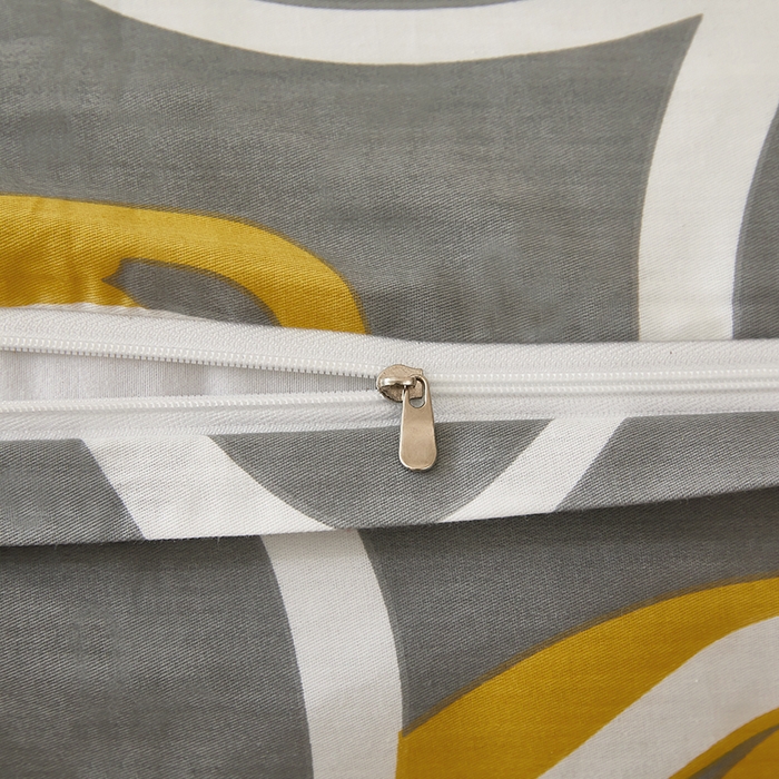 91家纺网 家纺一手货源 找家纺 三盛源 2025新款双人枕套1.21.5一体加长夫妻情侣1.8拆洗枕头套长款枕芯套 怦然心动 灰