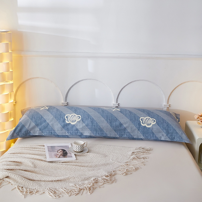 91家纺网 家纺一手货源 找家纺 三盛源 2025新款双人枕套1.21.5一体加长夫妻情侣1.8拆洗枕头套长款枕芯套 时空之门