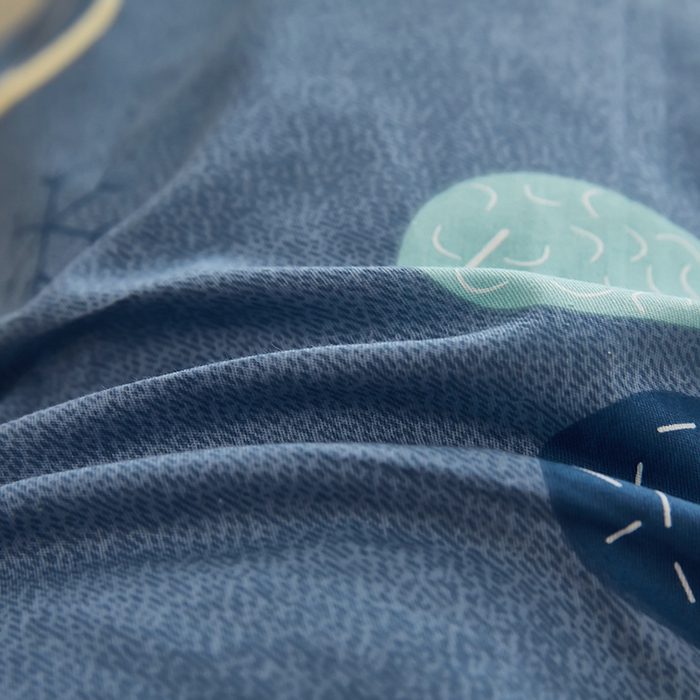 91家纺网 家纺一手货源 找家纺 三盛源 2025新款双人枕套1.21.5一体加长夫妻情侣1.8拆洗枕头套长款枕芯套 夜晚的森林