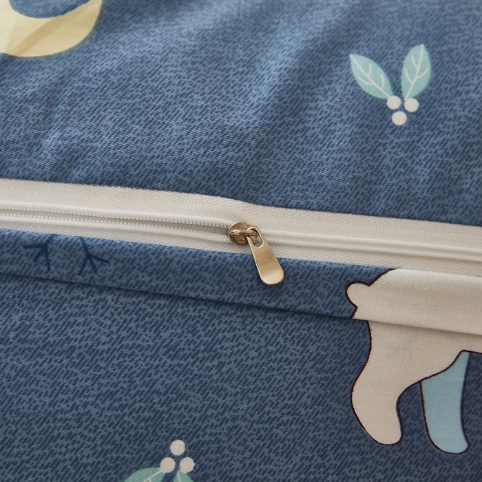 91家纺网 家纺一手货源 找家纺 三盛源 2025新款双人枕套1.21.5一体加长夫妻情侣1.8拆洗枕头套长款枕芯套 夜晚的森林