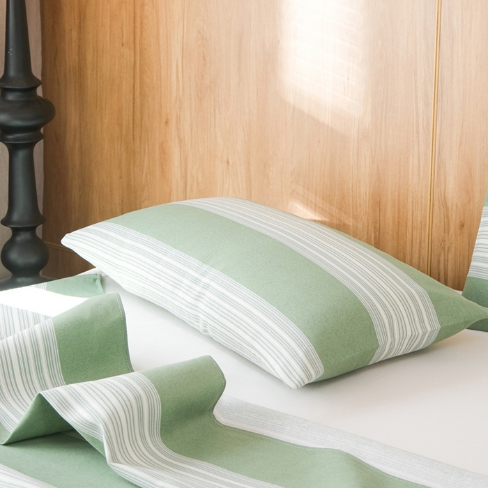 91家纺网 家纺一手货源 找家纺 慕绸家纺（原萌宝老粗布厂家） 2025新款老粗布老帆布空调软凉席原棉粗纱系列床单三件套 森屿