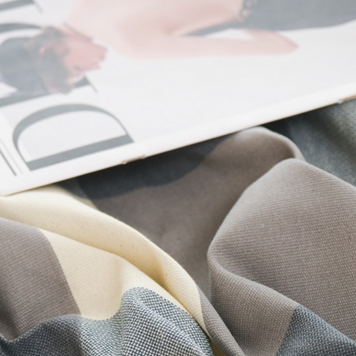 91家纺网 家纺一手货源 找家纺 慕绸家纺（原萌宝老粗布厂家） 2025新款老粗布老帆布空调软凉席原棉粗纱系列床单三件套 苏格蓝