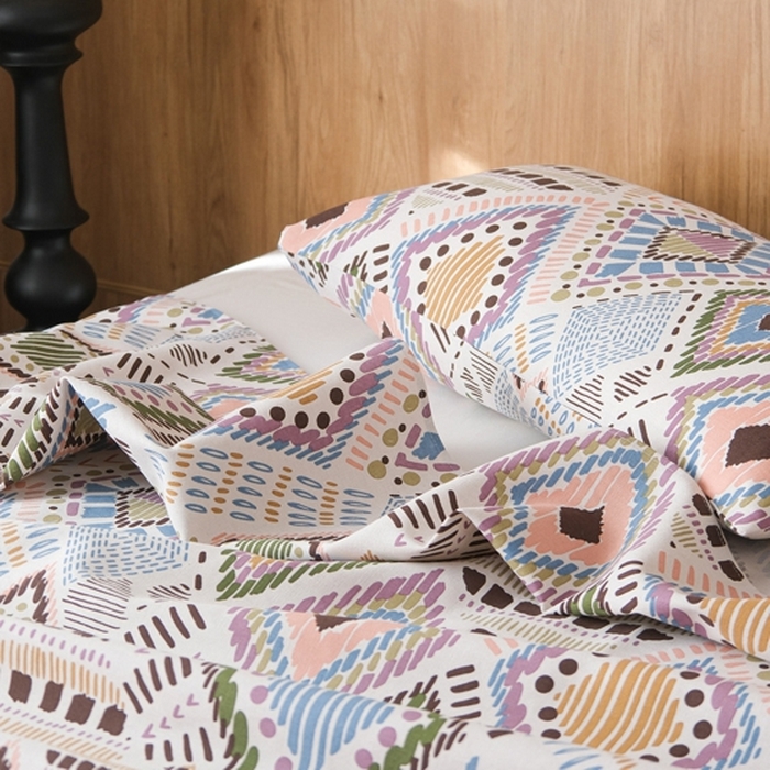 91家纺网 家纺一手货源 找家纺 慕绸家纺（原萌宝老粗布厂家） 2025新款老粗布老帆布空调软凉席原棉粗纱系列床单三件套 古巴伦