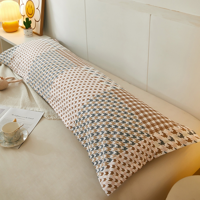 91家纺网 家纺一手货源 找家纺 三盛源 2025新款全棉印花双人长枕套 畅之悦享