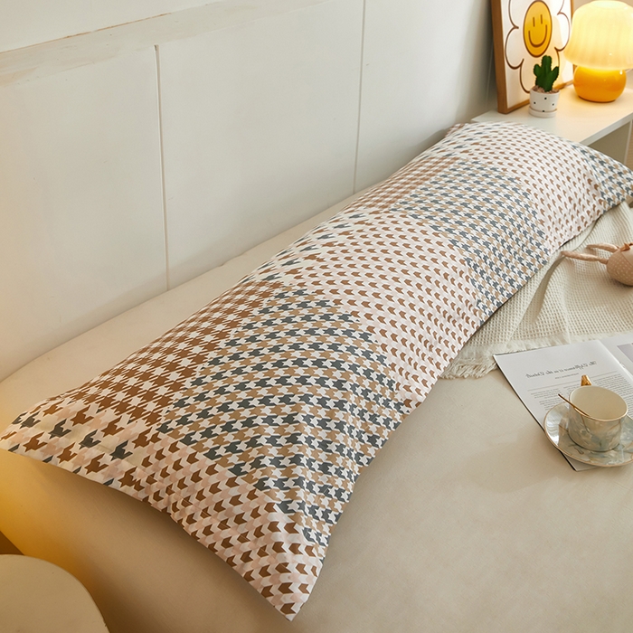 91家纺网 家纺一手货源 找家纺 三盛源 2025新款全棉印花双人长枕套 畅之悦享