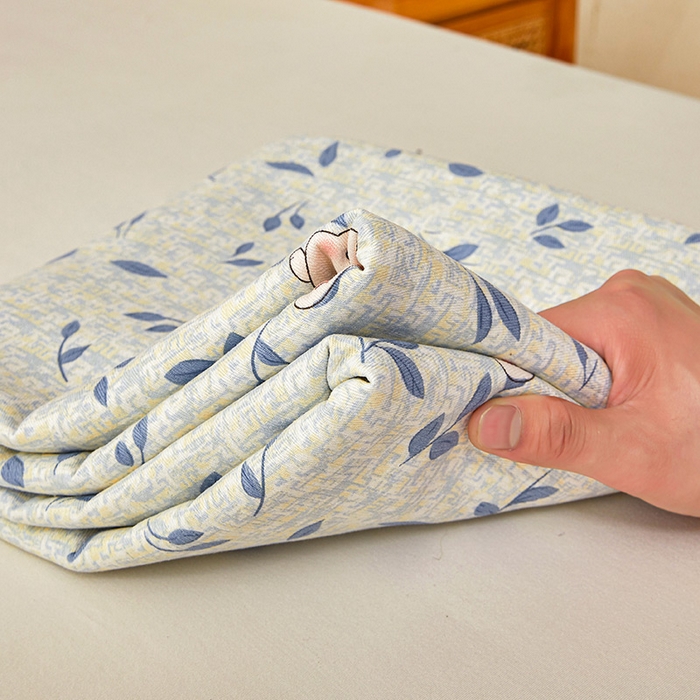 91家纺网 家纺一手货源 找家纺 居眠 2025新款全棉纯棉老粗布凉席席子印花单品床单单床单 丛林兔