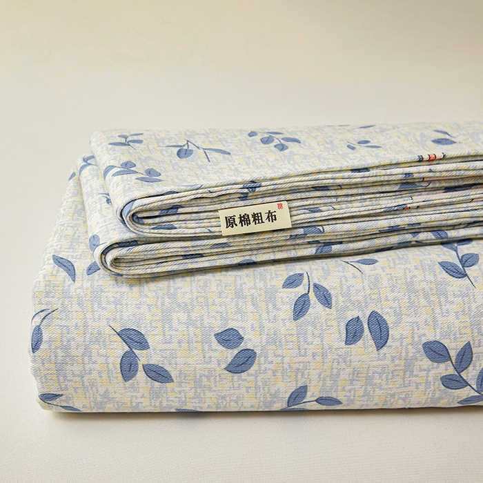 91家纺网 家纺一手货源 找家纺 居眠 2025新款全棉纯棉老粗布凉席席子印花单品床单单床单 丛林兔