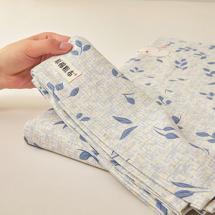 91家纺网 家纺一手货源 找家纺 居眠 2025新款全棉纯棉老粗布凉席席子印花单品床单单床单 丛林兔