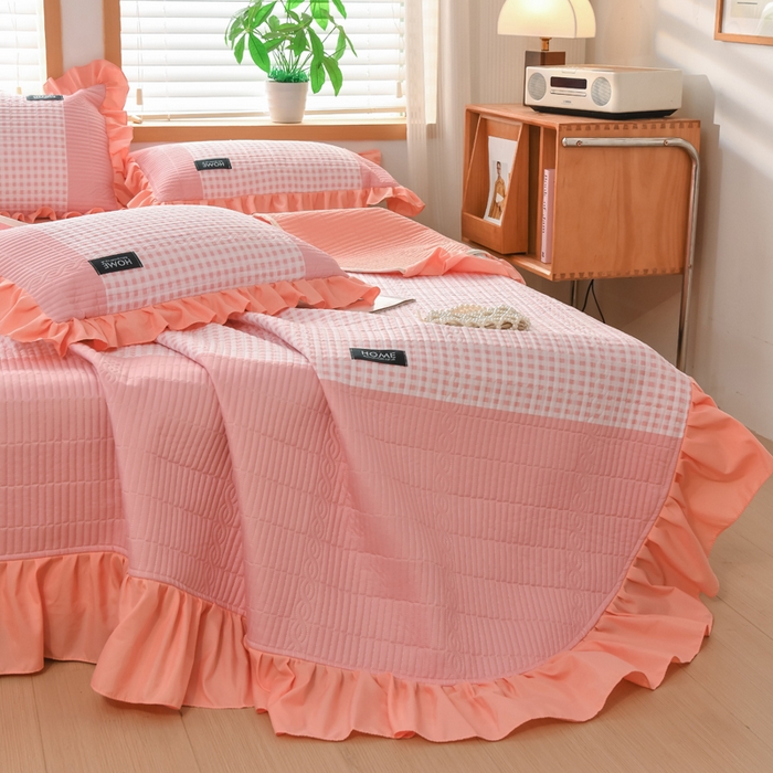 91家纺网 家纺一手货源 找家纺 （总）鹿辉家居（原吉欧力） 2025新款无印风数码床盖三件套