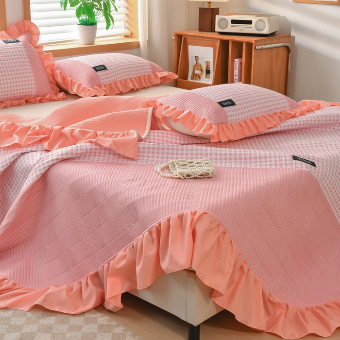 91家纺网 家纺一手货源 找家纺 （总）鹿辉家居（原吉欧力） 2025新款无印风数码床盖三件套