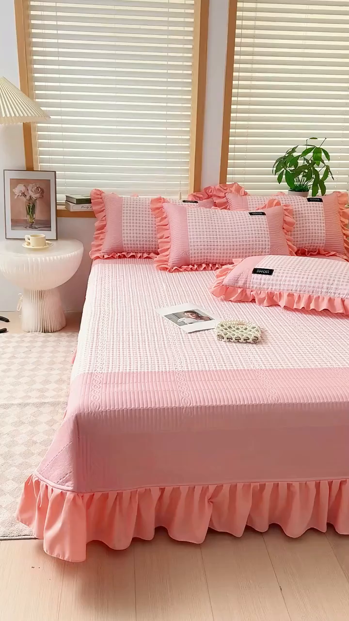 91家纺网 家纺一手货源 找家纺 （总）鹿辉家居（原吉欧力） 2025新款无印风数码床盖三件套