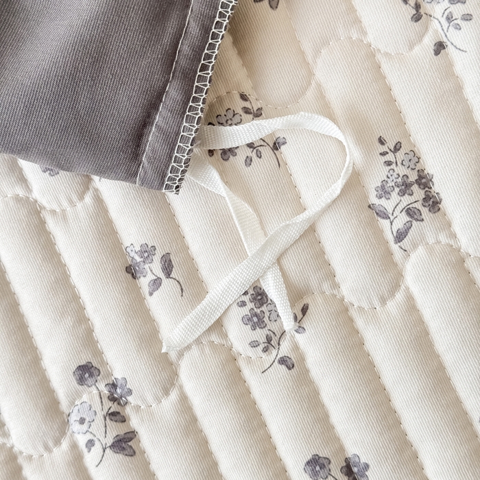 91家纺网 家纺一手货源 找家纺 鹿辉家居（原吉欧力） 2025新款双层纱韩版床盖四件套 半亩花田