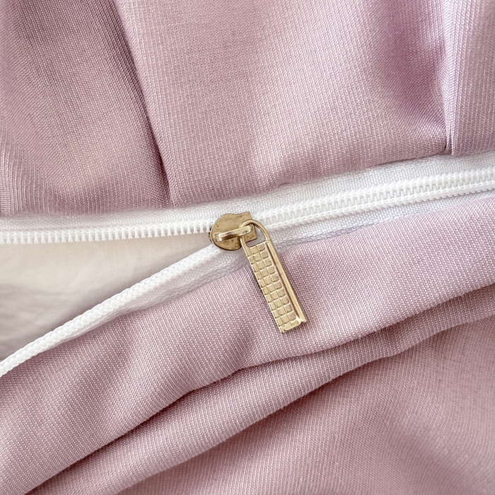 91家纺网 家纺一手货源 找家纺 鹿辉家居（原吉欧力） 2025新款双层纱韩版床盖四件套 紫郁