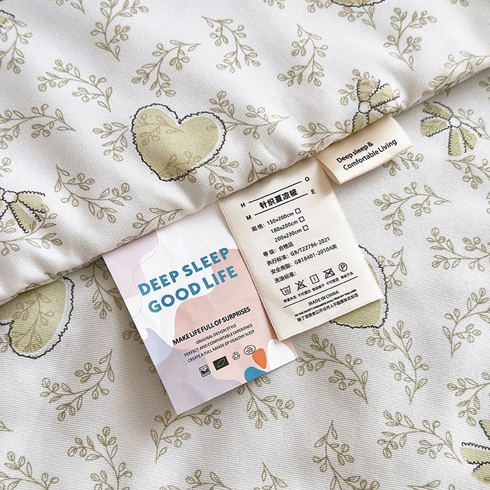 91家纺网 家纺一手货源 找家纺 （总）乐居家纺 2025新款A类针织亲肤印花夏凉被空调被被子被芯