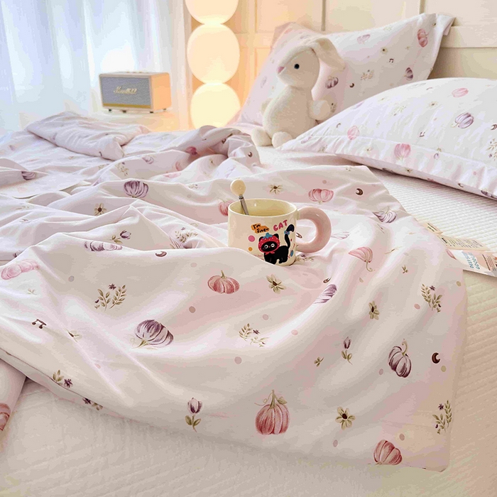 91家纺网 家纺一手货源 找家纺 （总）乐居家纺 2025新款A类针织亲肤印花夏凉被空调被被子被芯