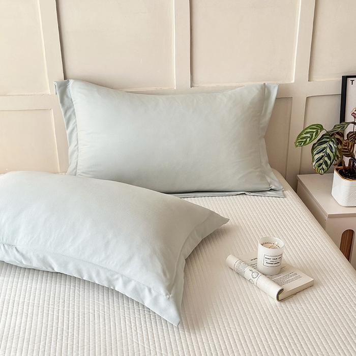 91家纺网 家纺一手货源 找家纺 乐居家纺 2025新款A类针织亲肤印花夏凉被空调被被子被芯 浅绿