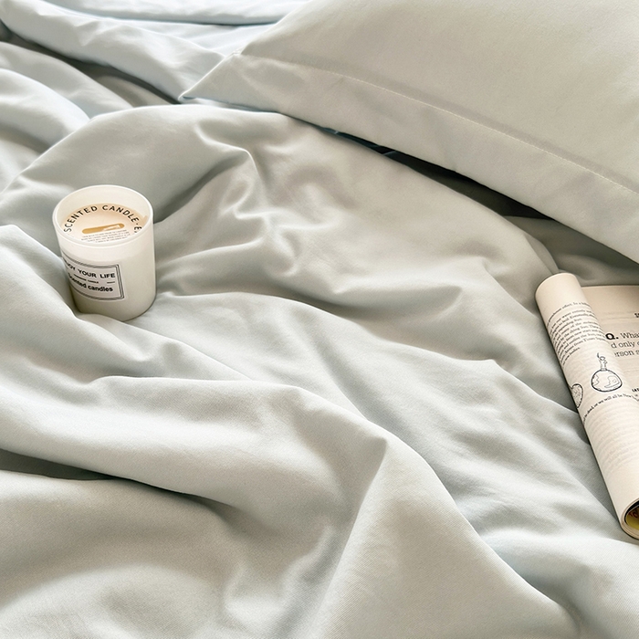 91家纺网 家纺一手货源 找家纺 乐居家纺 2025新款A类针织亲肤印花夏凉被空调被被子被芯 浅绿