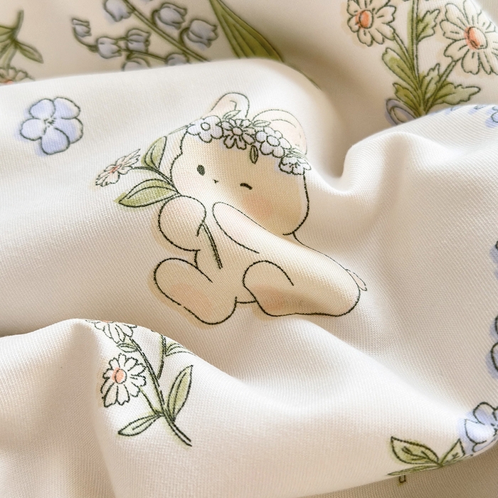 91家纺网 家纺一手货源 找家纺 乐居家纺 2025新款A类针织亲肤印花夏凉被空调被被子被芯 清茶