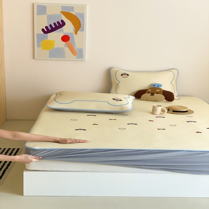 91家纺网 家纺一手货源 找家纺 （总）三味舒屋 2025新款好梦系列大版印花冰藤凉席席子