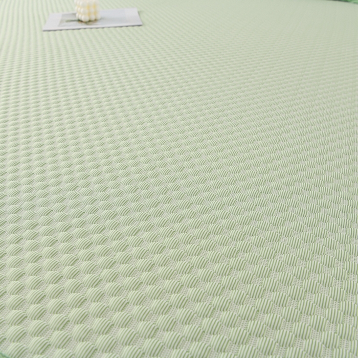 91家纺网 家纺一手货源 找家纺 梦之星 2025新款凉豆豆凉席三件套 纯色床席款-绿