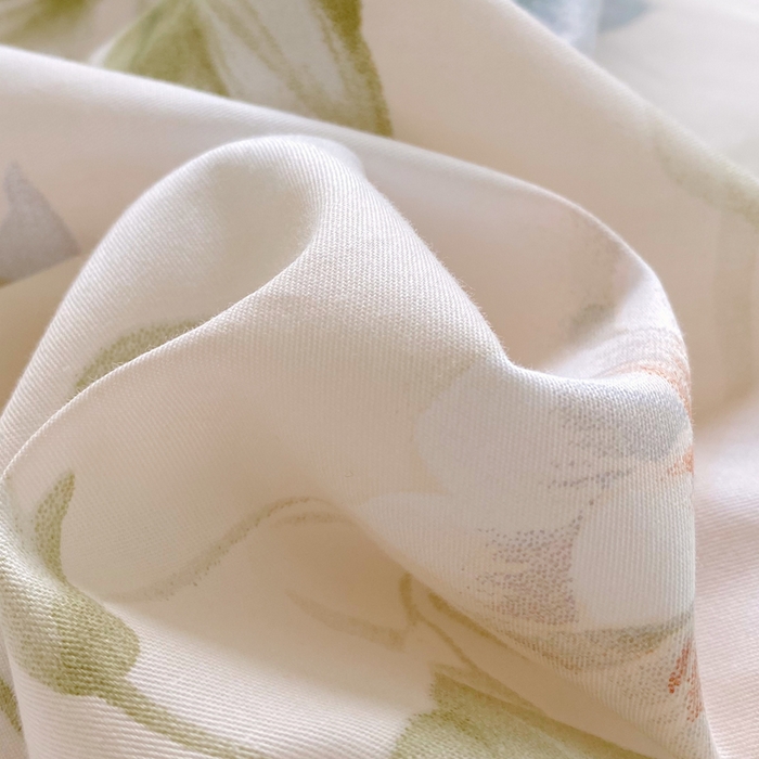 91家纺网 家纺一手货源 找家纺 星期三  2025年4月新款铂金全棉纯棉13372四件套 加微信有会员价 花几度-绿