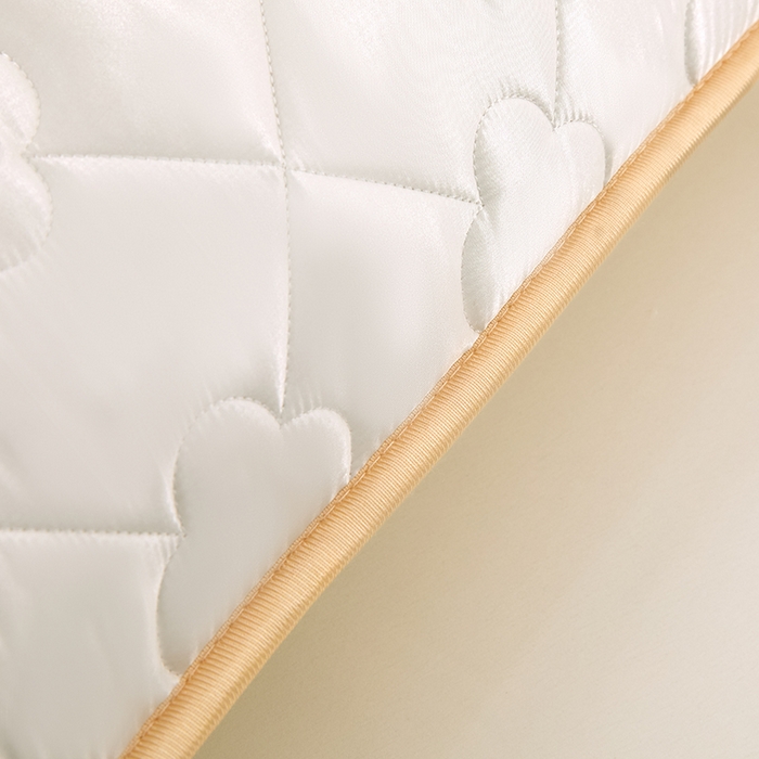 91家纺网 家纺一手货源 找家纺 梦舒羽 2025新款夏季冰丝凉感夹棉枕套单人一对装可水洗加厚枕头套宿舍48x74cm枕芯套 夹棉加厚-珍珠白