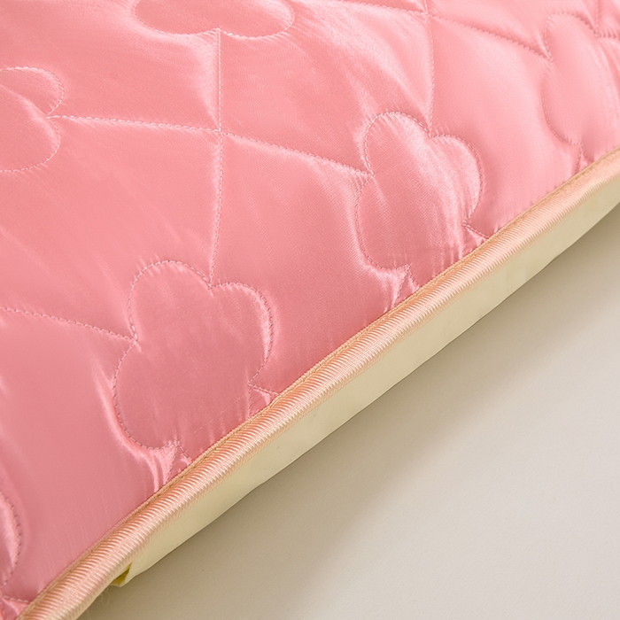 91家纺网 家纺一手货源 找家纺 梦舒羽 2025新款夏季冰丝凉感夹棉枕套单人一对装可水洗加厚枕头套宿舍48x74cm枕芯套 夹棉加厚-玉色