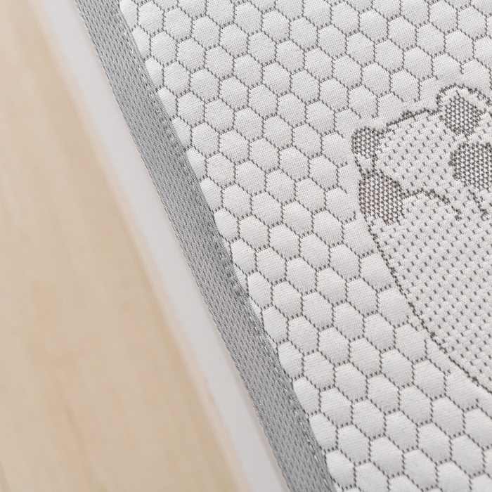 91家纺网 家纺一手货源 找家纺 梦之星 2025新款凉豆豆凉席三件套 卡比巴拉床笠款-灰