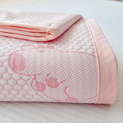 91家纺网 家纺一手货源 找家纺 （总）绣女坊 2025新款冰豆豆提花凉席三件套