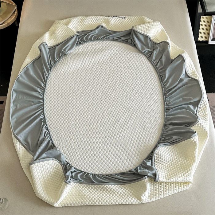 91家纺网 家纺一手货源 找家纺 笙意家纺 2025新款豆豆凉感软席-兰娜 兰娜-柔光白