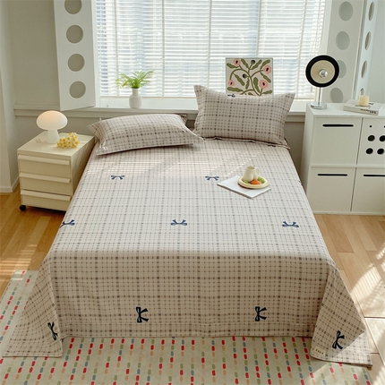 91家纺网 家纺一手货源 找家纺 （总）凯磊2025新款老粗布印花单品床单床单单件