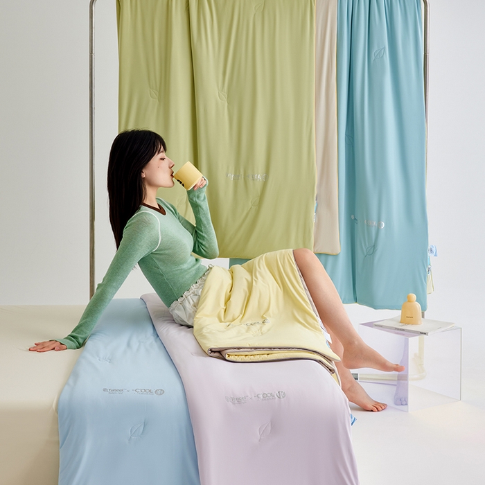 91家纺网 家纺一手货源 找家纺 莱福仕家纺 2025新款凉感兰精天丝夏被系列 组合图