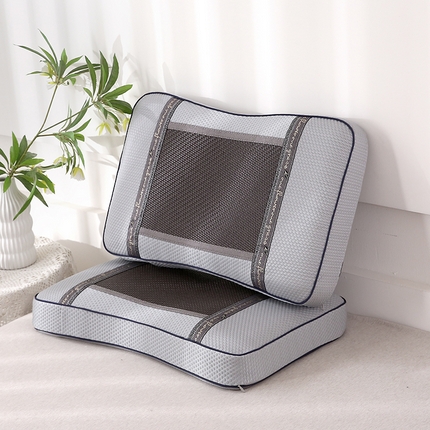 91家纺网 家纺一手货源 找家纺 （总）梦叶草 2025新款夏季夏凉凉席枕芯冰丝冰藤记忆枕决明子护颈椎记忆棉枕头助睡眠冰藤枕芯