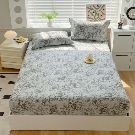 91家纺网 家纺一手货源 找家纺 （总）凯磊2025新款老粗布印花单品床笠床笠单件