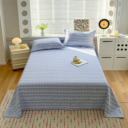 91家纺网 家纺一手货源 找家纺 （总）凯磊2025新款老粗布印花单品床单床单单件