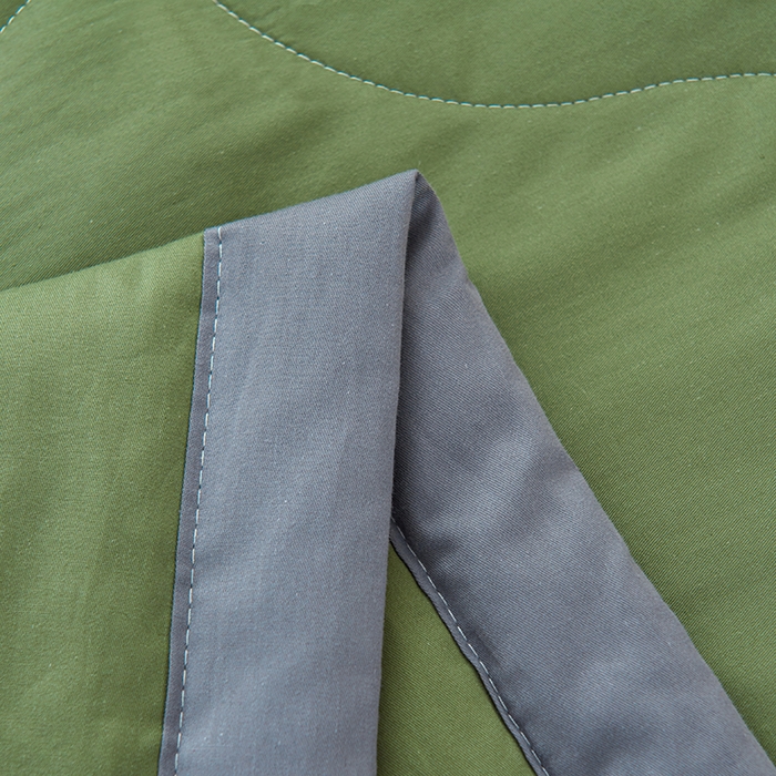 91家纺网 家纺一手货源 找家纺 被多多 2025新款全棉纯棉羽丝棉夏被夏凉被空调被 墨绿