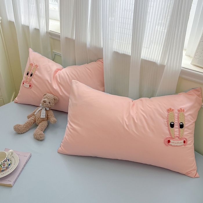 91家纺网 家纺一手货源 找家纺 眠帛家居 2025新款A类水洗皱皱纱毛巾绣夏被四件套 蟹先生