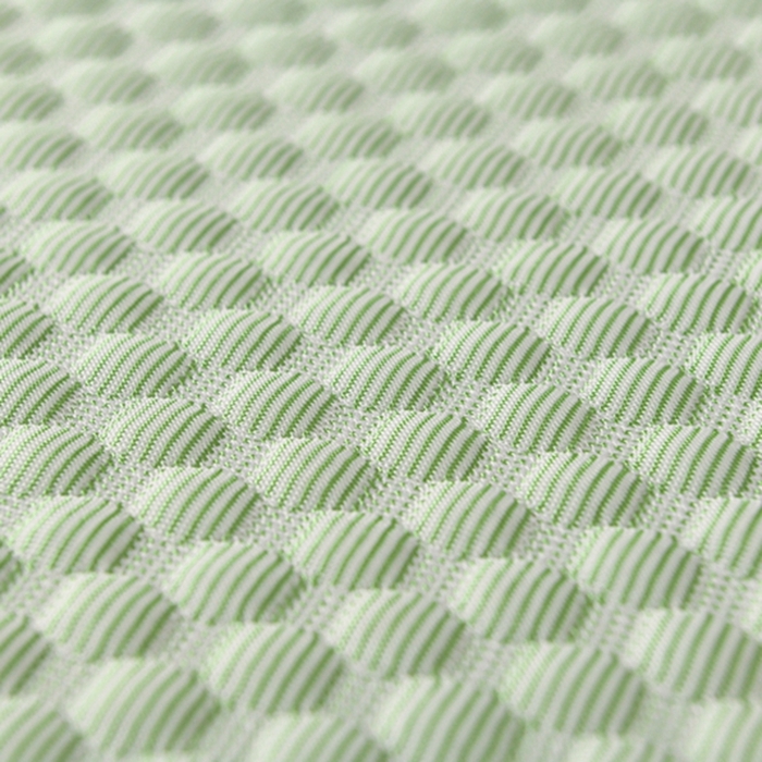 91家纺网 家纺一手货源 找家纺 梦之星 2025新款凉豆豆凉席三件套 纯色床笠款-绿