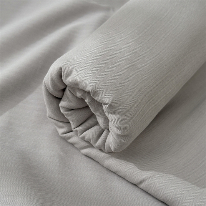 91家纺网 家纺一手货源 找家纺 丽涵家纺 2025新款全棉大雁纹单品床单床单三件套 good银沙灰